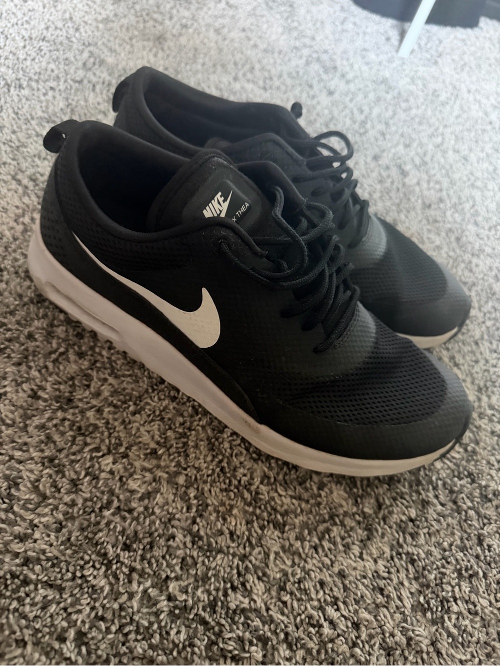 Nike Black and White womans Casual Sneakers